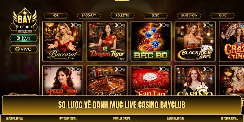 Live casino BAYCLUB