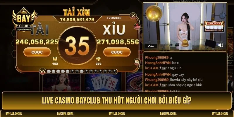 Live casino BAYCLUB