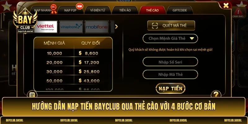 Nạp tiền BAYCLUB