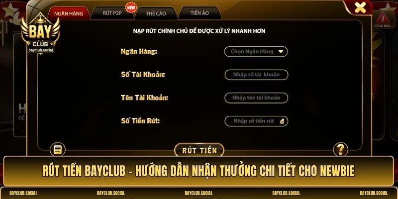 Rút tiền BAYCLUB