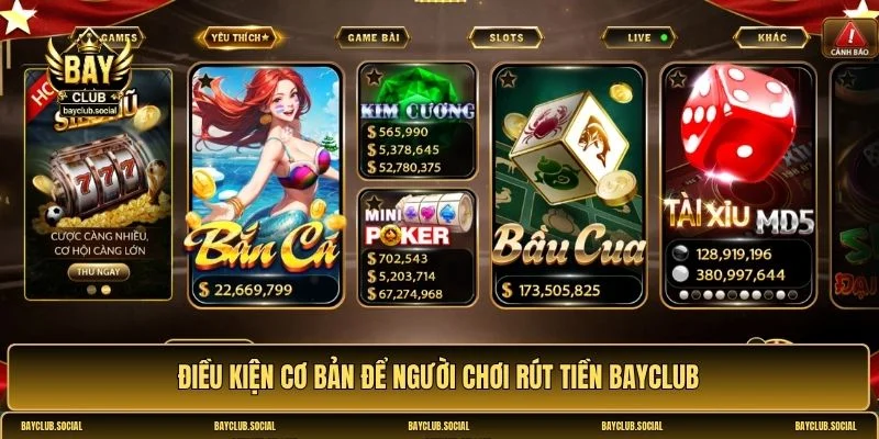 Rút tiền BAYCLUB